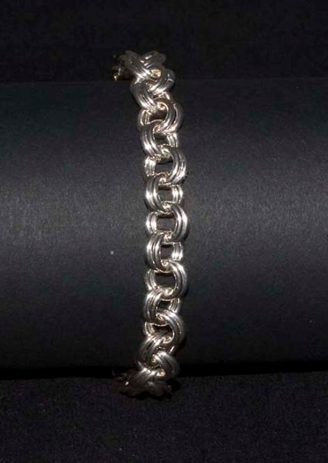 Hovedbilde Dobbel anker armbånd - smalt